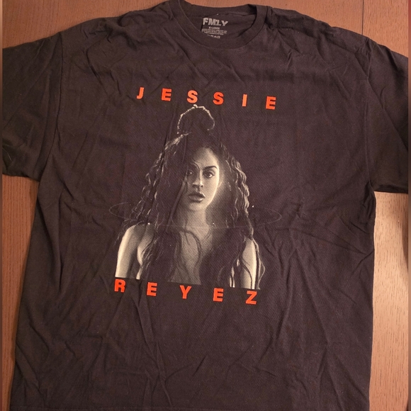 Tops - Jessie Reyez Concert Tour Tee - Black with Red Text New Without Tags. Size XL
